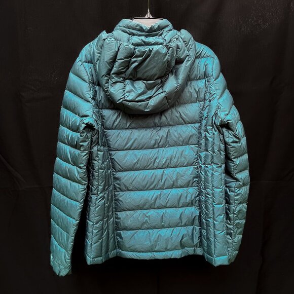 Packable down jacket in dark teal, size Medium - Picture 2 of 6